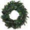 Deluxe 20-Inch Evergreen Pine Wreath, Handcrafted, Festive Holiday Décor, Ready to Hang, Home or Office Xmas Decoration